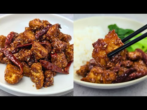 CRISPY General Tso's Tofu | Air Fried Vegan and Vegetarian Tofu Recipes