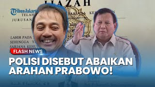 Pencekalan Roy Suryo Dinilai Prematur! Kuasa Hukum Desak Polisi Dengar Arahan Prabowo