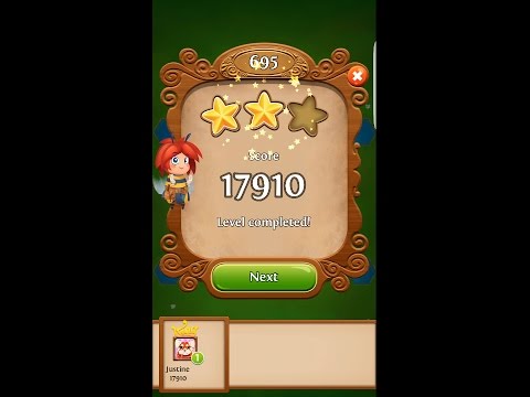 Blossom Blast Saga Level 695