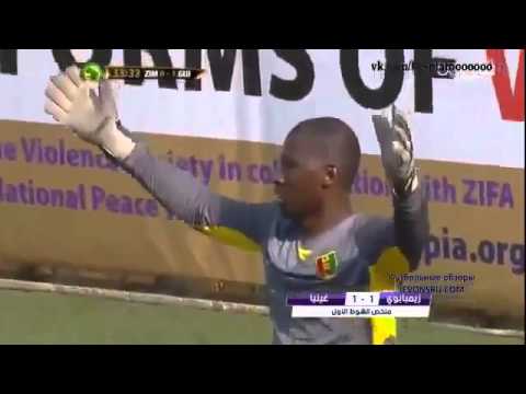 Zimbabwe vs Guinea 1 1. All Goals. CAF Qualification 6/9/2015