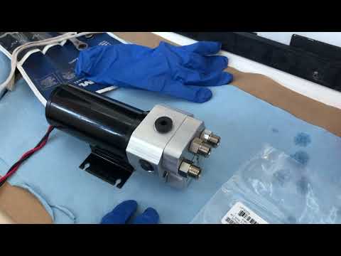 Autopilot Installation on Bayliner 3488 / Raymarine Evolution / EV200 / Hynautic Reservalve RV55