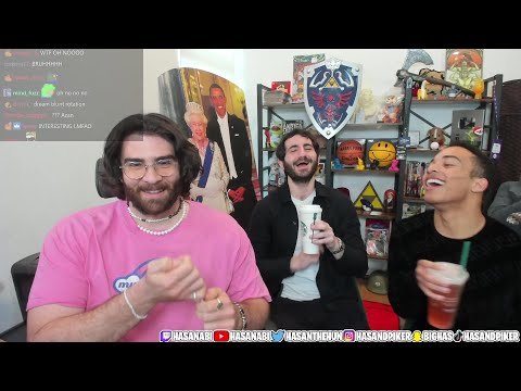 1/2 HasanAbi January 19, 2022 – Conservative Psycho Christian Walker visits, also Felix from Chapo