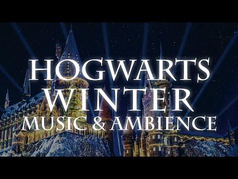 Winter at Hogwarts | Snow Ambience with Harry Potter and Fantastic Beasts Music (Remastered)