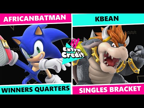 Extra Credit #79: Winners Quarters - AfricanBatman (Sonic) Vs KBean (Bowser) SSBU Singles