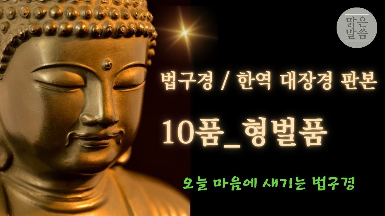 [🌸오늘 마음에 새기는 법구경 ] 10품 형벌품 / 법구경_한역 대장경 판본 낭독 / 오늘의 법구경 한마디 #부처님말씀 #명상 #불교명언 #마음수행 #시니어명상