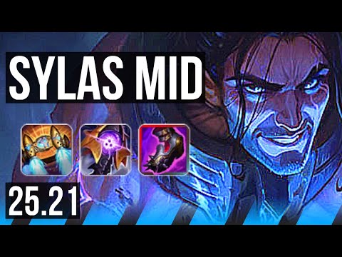 SYLAS vs AKALI (MID) | Legendary, 14/4/9 | EUW Master | 25.21