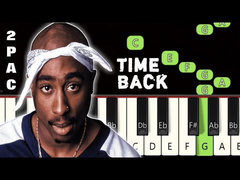 Time Back Song | 2PAC | Piano tutorial | Piano Notes | Piano Online #pianotimepass #timeback #2pac