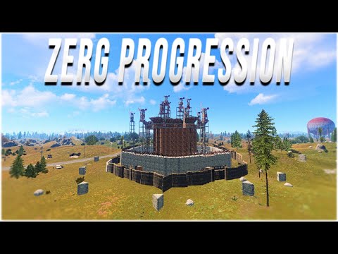 Rust | Zerg Progression | 400 Rocket Raid |  Vital 2x |