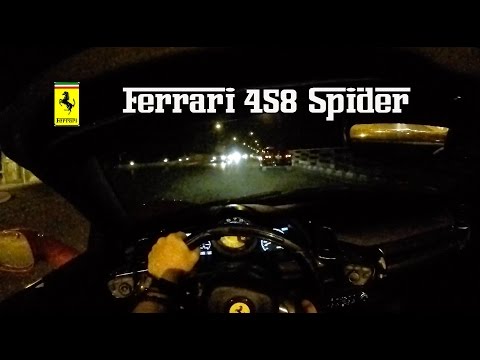 Ferrari 458 Spider (POV Night Drive)