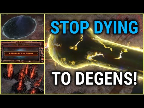 How to Stop Dying to DEGENS in Path of Exile! (HCSSF)(PoE 3.24)
