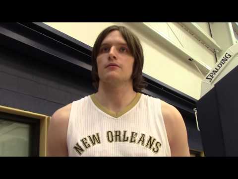 Luke Babbitt Pelicans Media Day 2014
