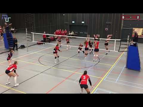 Volleybal Dames 2e Divisie A: Flash Nieuwleusen D1 - BBQ Time Tjoba D1 [18-02-2023]