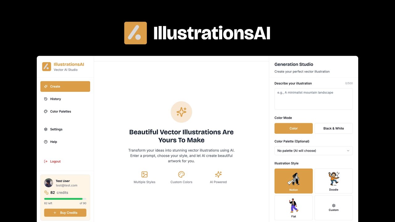 Illustrations AI video thumbnail
