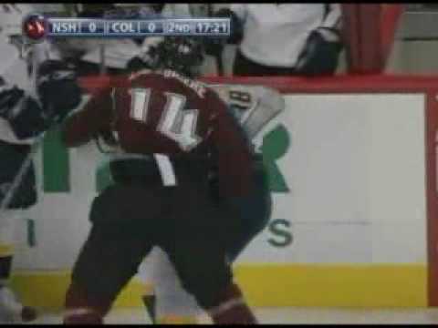 Vernon Fiddler vs Ian Laperriere