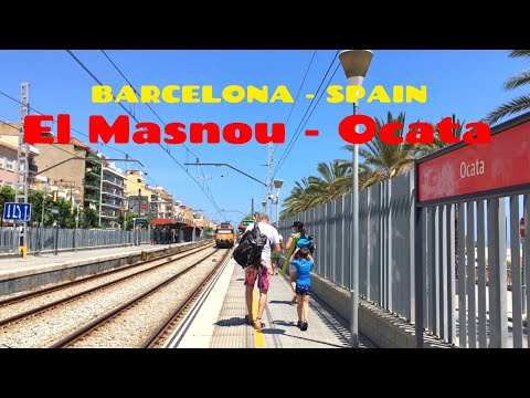 Barcelona Tour Guide to El Masnou - Playa de Ocata | Beach Walk & Town Visit