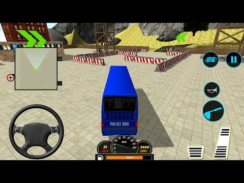 US Police Bus Mountain Driving Simulator (by Game Blast Studio) Android Gameplay [HD]