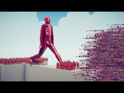 100x SHIELD BEARERS & COLOSSAL TITAN vs EVERY GOD - Totally Accurate Battle Simulator