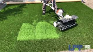 Turf Tips | Power Brooming the Turf