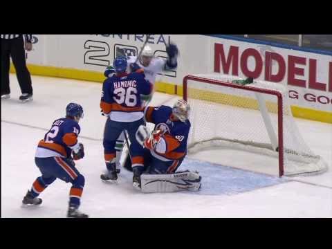 Canucks at Islanders - Alex Burrows 1-0 Goal - 01.11.11 - HD