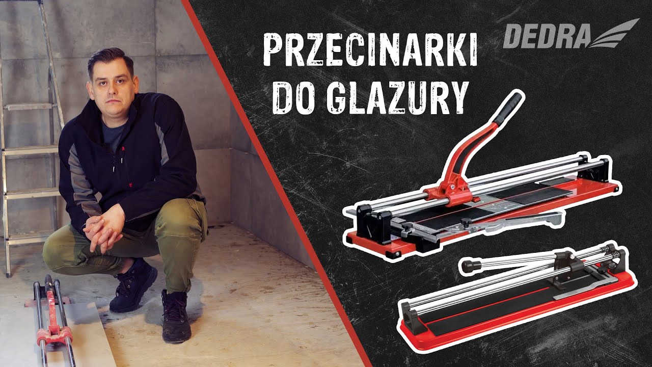 Maszynki ręczne do glazury, przecinarki do płytek DEDRA