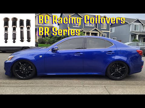 BC Racing Coilovers BR Series on Lexus IS250 Fsport (Quick Install)