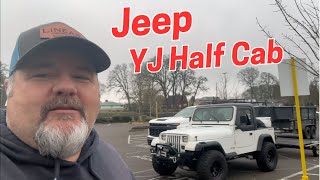 YJ  Half Cab JEEP, quick walk around