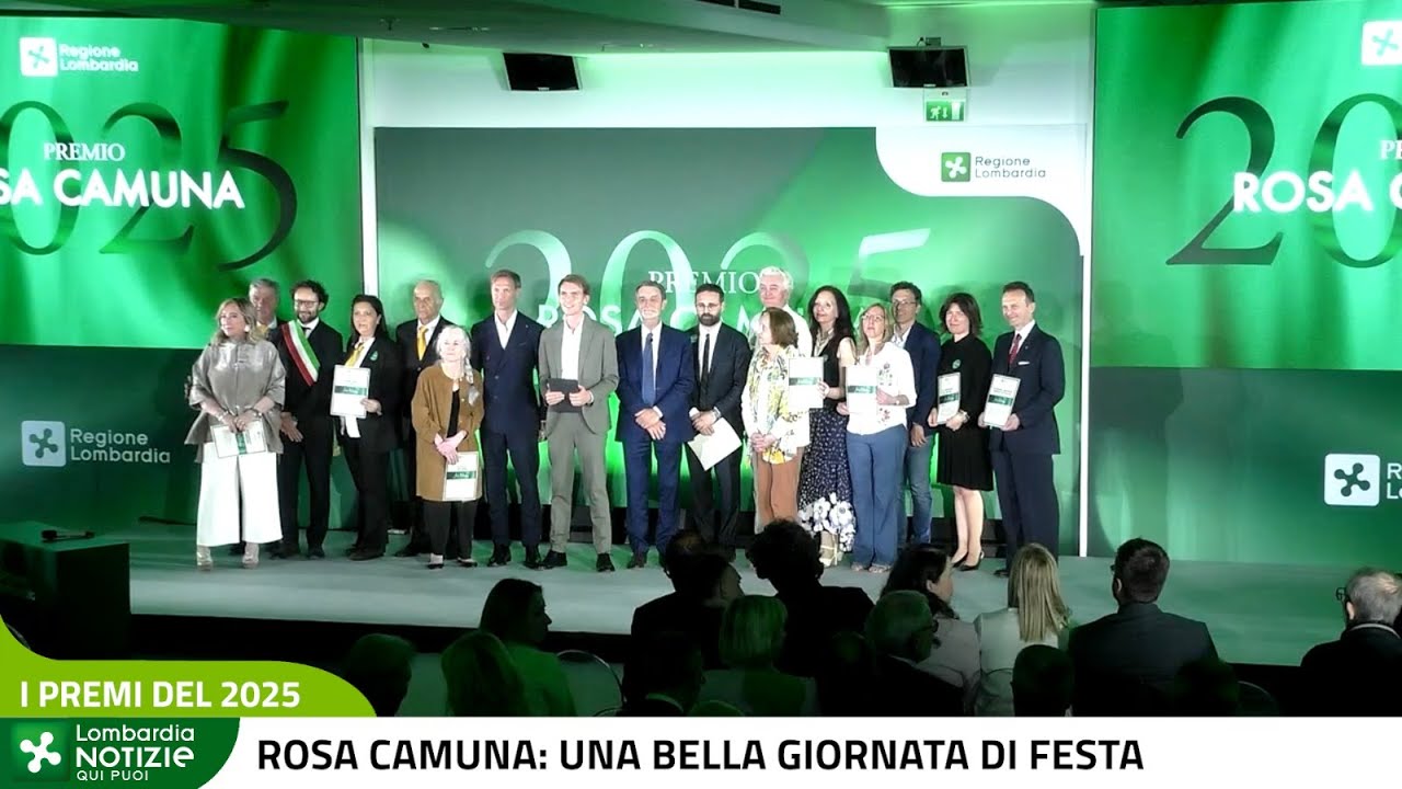 Festa della Lombardia: consegnati i premi Rosa Camuna 2025