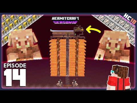 PIGLIN BARTERING ACTIVATED! | HermitCraft 10 | Ep 14