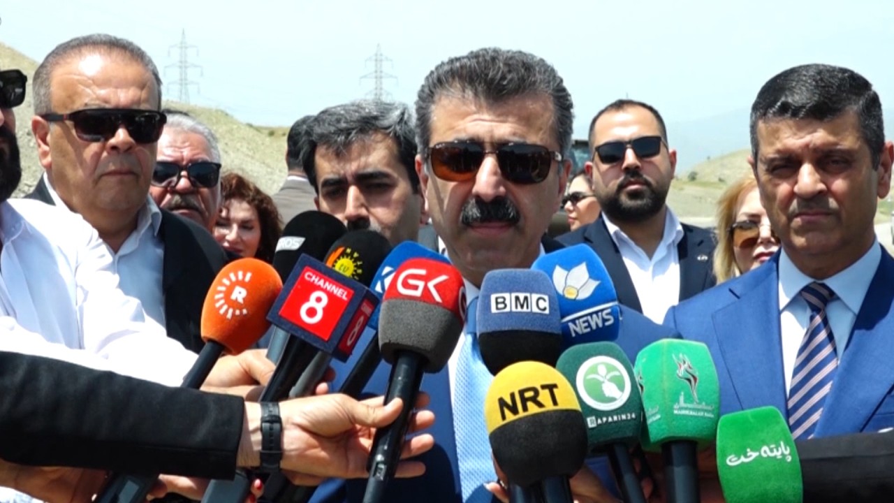 ڤیدیۆ | نزیكەی 16%ی كارەكانی پڕۆژەی قیرتاوكردنی رێگای چواقوڕنە ـ دوكان تەواوكراون