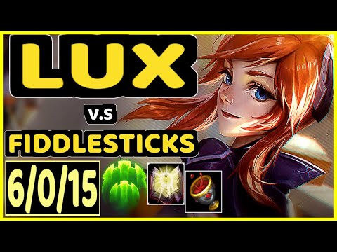 MING (LUX) vs FIDDLESTICKS - 6/0/15 KDA BOTTOM SUPPORT CHALLENGER GAMEPLAY - KR