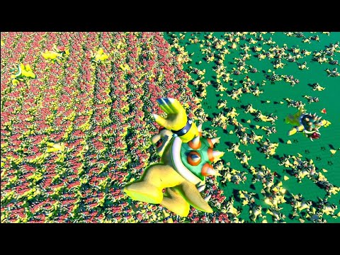 20000 King Bowser vs Saitamas ultimate epic battle simulator