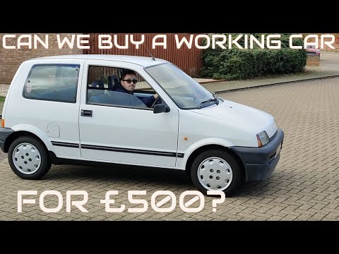 We bought a Fiat Cinquecento (that we didn't need...)!  Part 1