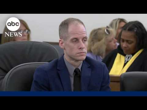Caleb Flynn denies killing wife in interview played in court during murder trial