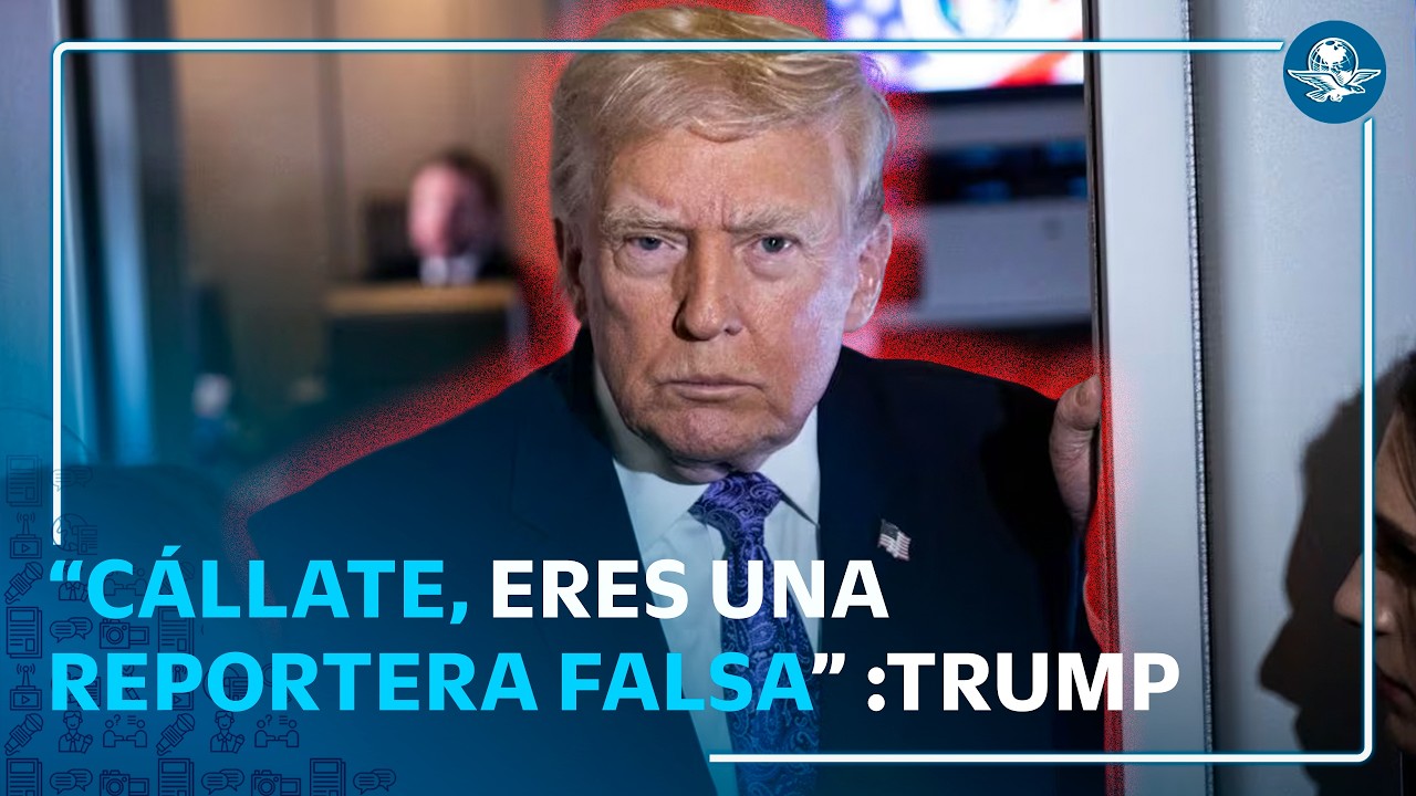 Trump calla a periodista de CNN y la acusa de difundir “noticias falsas”
