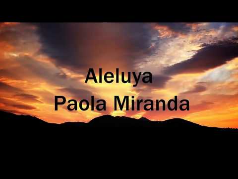 Aleluya Paola Miranda Letra