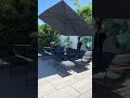 Stay Cool All Summer! Windproof Cantilever Umbrella — Watch How It Transforms Your Outdoor Space!