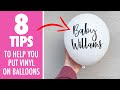 8 TIPS AND TRICKS TO HELP YOU PUT VINYL ON BALLOONS PERFECTLY DIY Custom Balloons