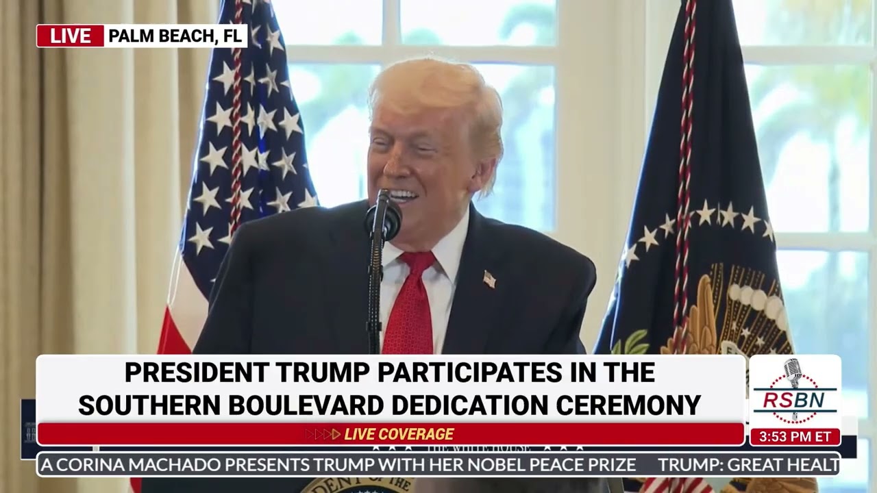 FULL REPLAY: President Trump Participates in Street Naming Ceremony - 01/16/26