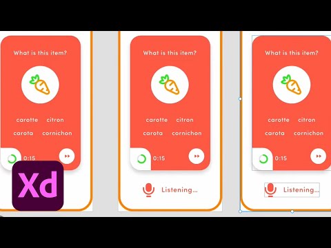 Adobe XD Daily Creative Challenge - Voice Triggers | Adobe Creative Cloud