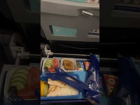 What i ate on Azal Airlines from Baku to Riyadh  #airplane #food #shorts #travel