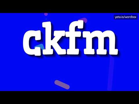 CKFM – Wie wird es ausgesprochen?  #ckfm (CKFM - HOW TO PRONOUNCE IT? #ckfm)