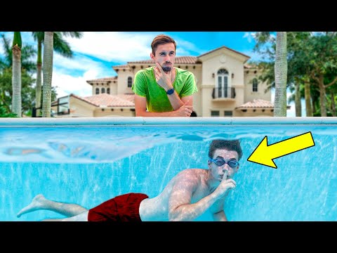 NASCONDINO nella VILLA da $100 MILIONI! Gigantesca!