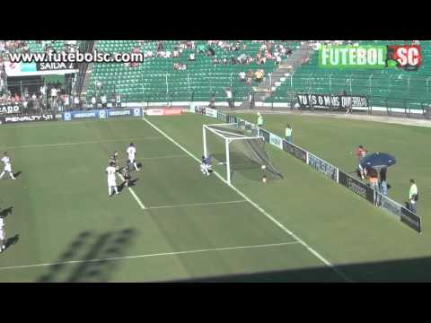 Gols do 1º tempo de Figueirense 3 x 0 Joinville