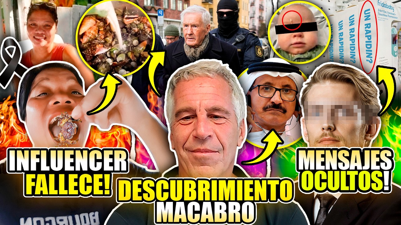INFLUENCER FALLECE por COMIDA VIRAL! EPSTEIN buscaba CIENTÍFICOS! EMPRESA mandaba MENSAJES OCULTOS