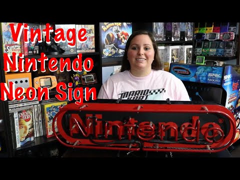 Rare Vintage Nintendo Neon Sign - Authentic Nintendo Store Display - NES 1980’s