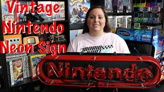 Rare Vintage Nintendo Neon Sign - Authentic Nintendo Store Display - NES 1980’s