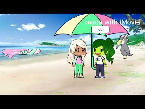gacha studio : beast boy and toca dizzy are in a tropical beach 🤣🤣🥲🥲
