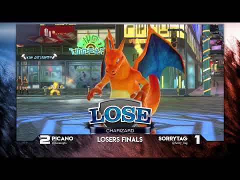 Picano (Charizard/Braixen) vs SorryTag (Sceptile/Mewtwo/Chandelure) LFs Pokken at Alpha - 08/27/19