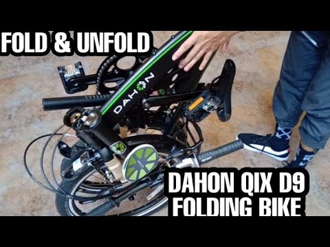 FOLD and UNFOLD DAHON QIX D9 FOLDING BIKE | DAHON FOLDING BIKES