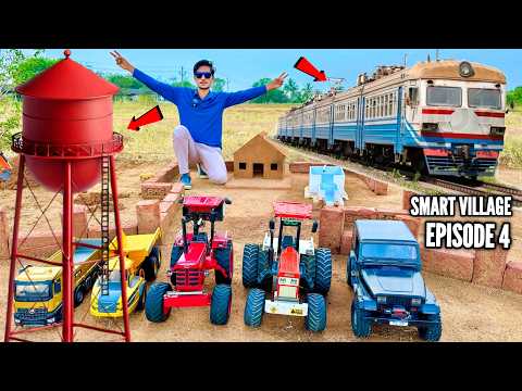I Build Water Supply Overhead Water Tank in smart village Part 3 - Chatpat toy TV